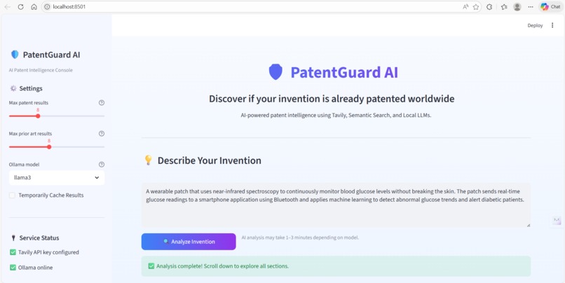 PatentGuard AI – screenshot 2