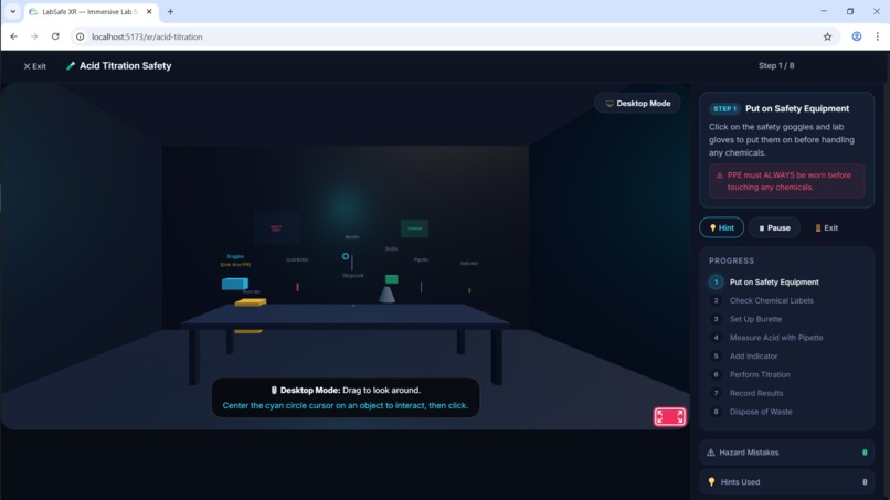 LabSafe XR – screenshot 6