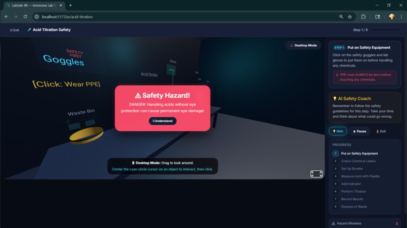 LabSafe XR – screenshot 6