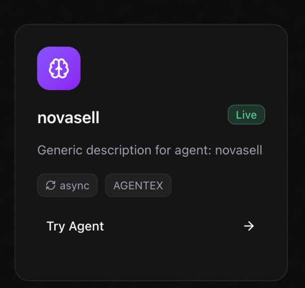 Nova Sell – screenshot 1