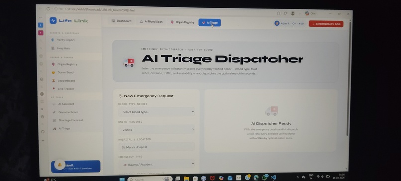 LifeLink(For Organ and blood donation ) – screenshot 1