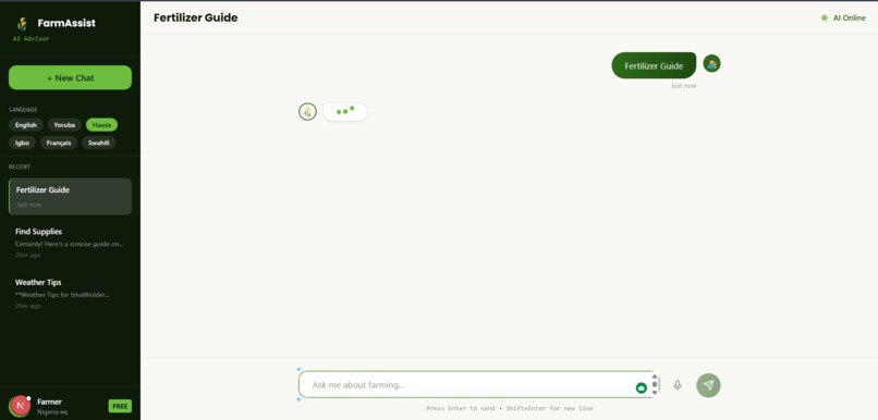 FarmAssist - AI Farm Advisor for African Farmers – screenshot 2