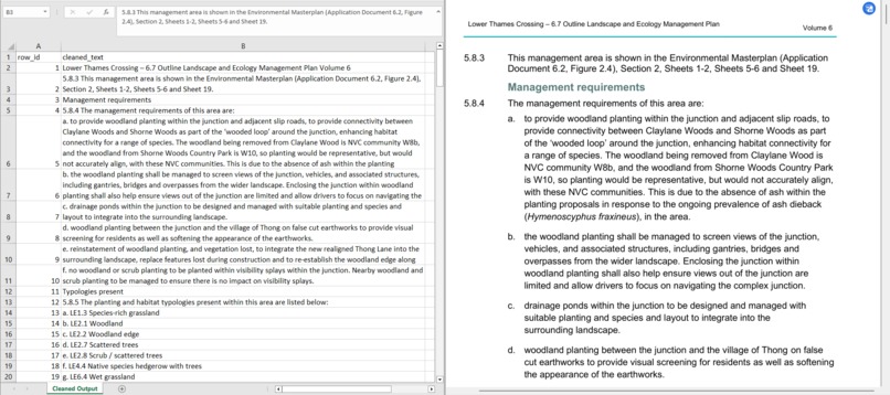 LineFix PDF: Convert text PDFs into clean Excel sheets – screenshot 1