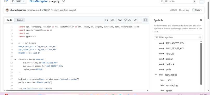 NovaNavigator: Voice-Driven AI Agent – screenshot 3
