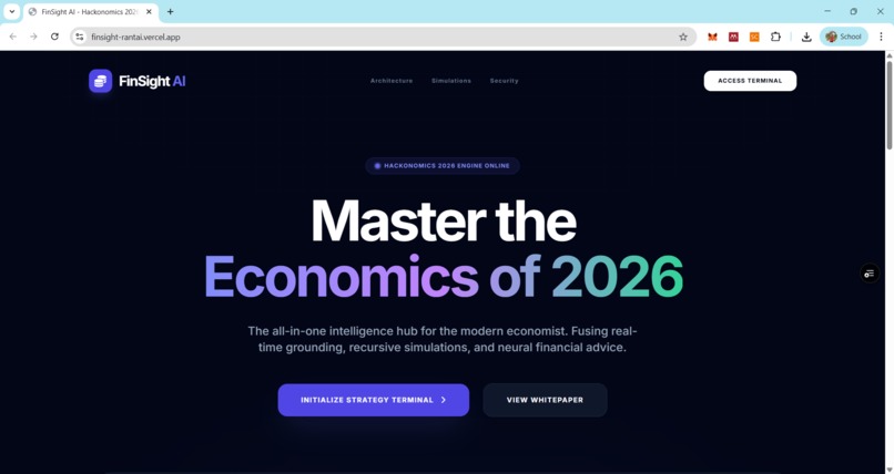 FinSight AI – screenshot 1
