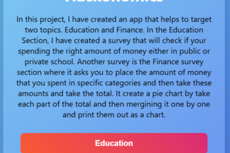 Education and Finance