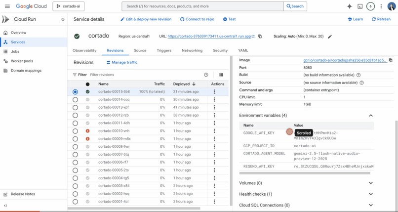 Cortado: A Multimodal CX Agent powered by Gemini Live API – screenshot 5
