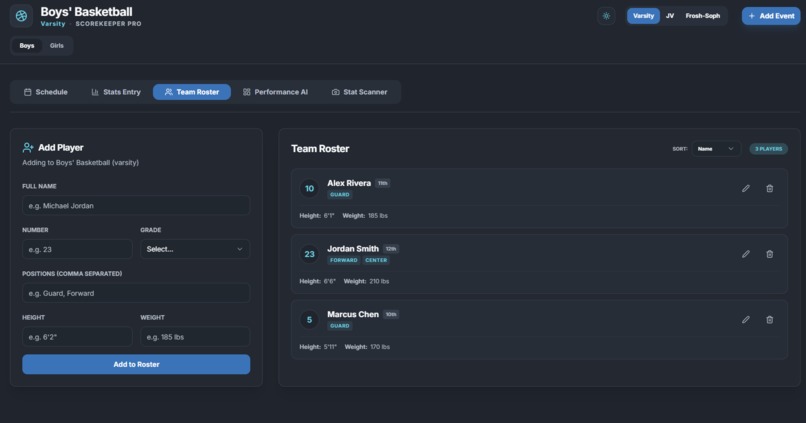 ScoreKeeper Pro – screenshot 4