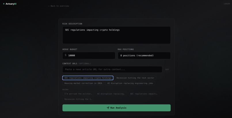 ActuaryAI – screenshot 2