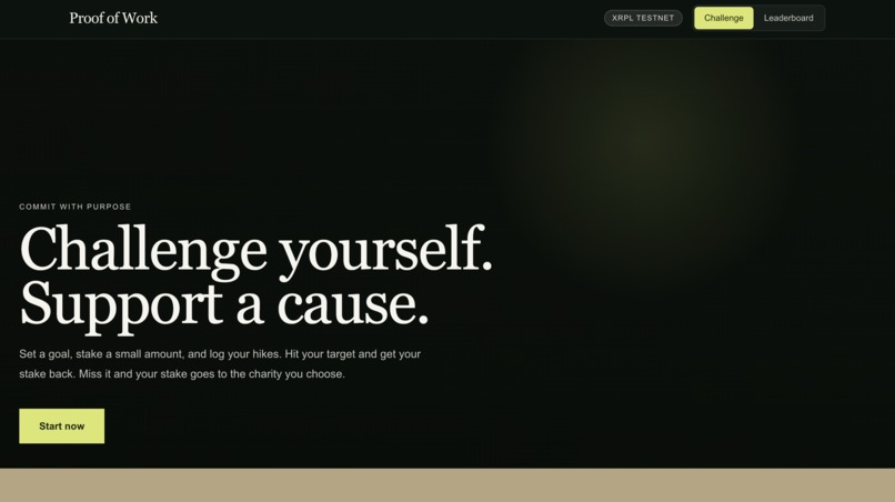 Proof of Work – screenshot 1