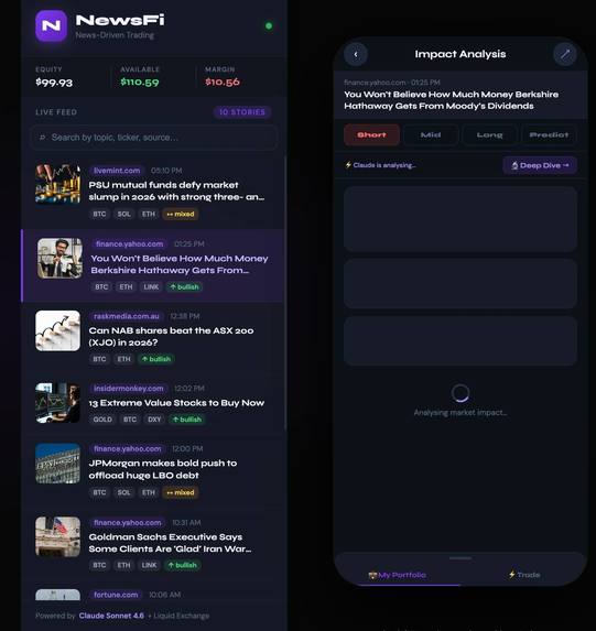 NewsFi – screenshot 2