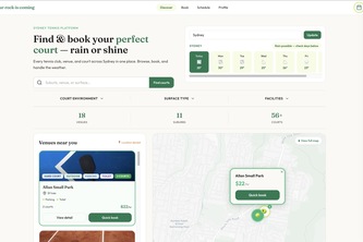 your·rock·is·coming — Sydney Tennis Platform