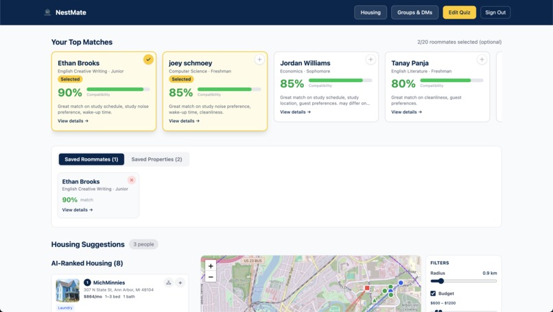 NestMate: Off-Campus Housing – screenshot 2
