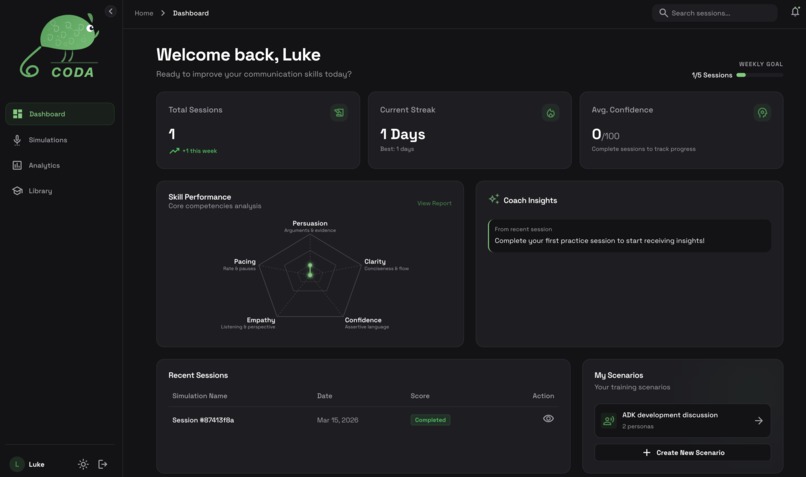 Coda – screenshot 2