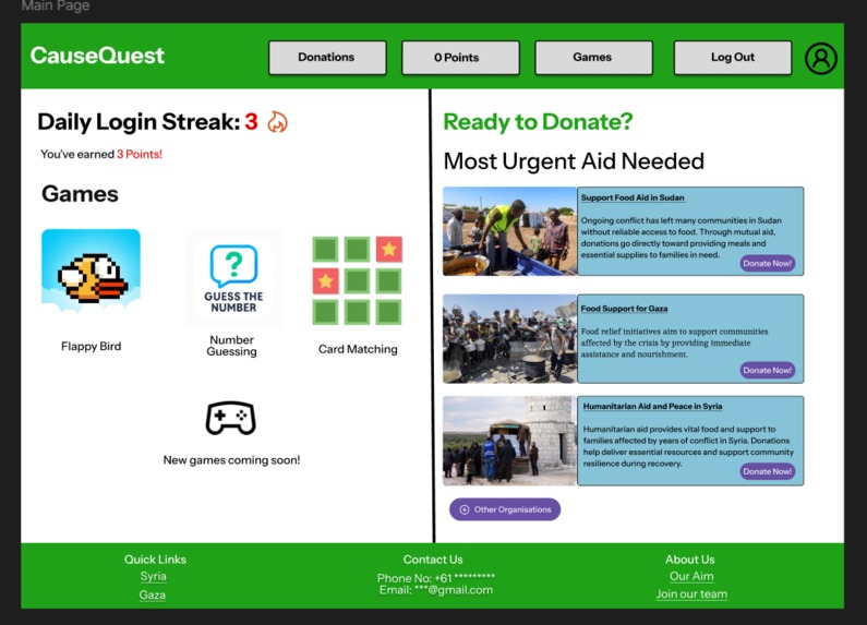 CauseQuest – screenshot 1