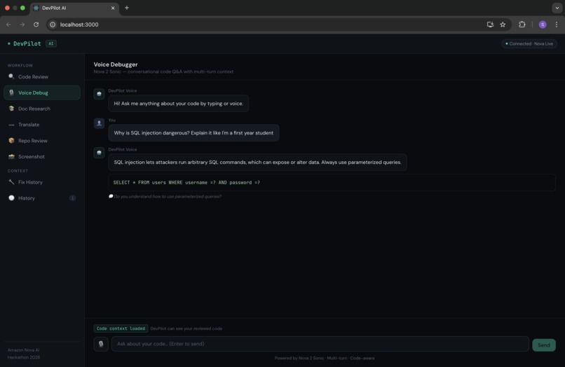 DevPilot AI – screenshot 3
