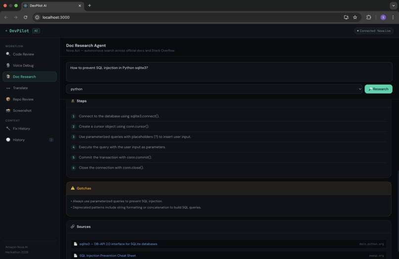 DevPilot AI – screenshot 4