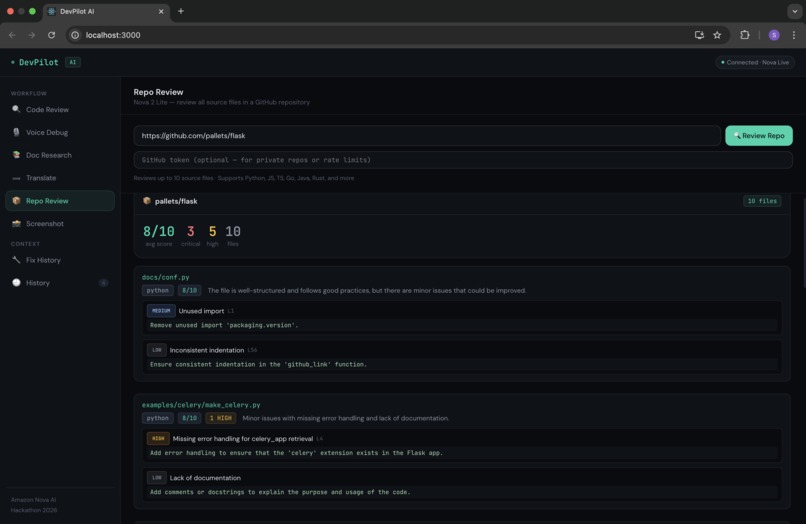 DevPilot AI – screenshot 6