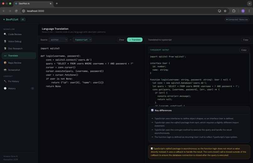 DevPilot AI – screenshot 5