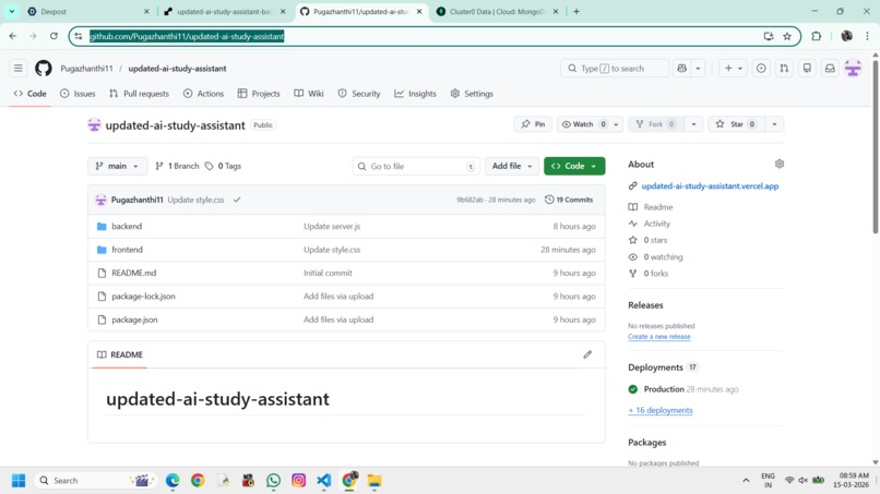 AI_STUDY_ASSISTANT  – screenshot 1