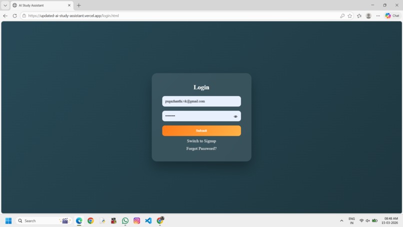 AI_STUDY_ASSISTANT  – screenshot 6