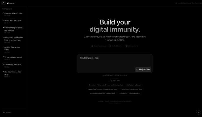 InfoDote – screenshot 1