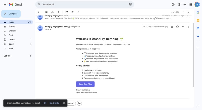 Dear AI-ry – screenshot 2