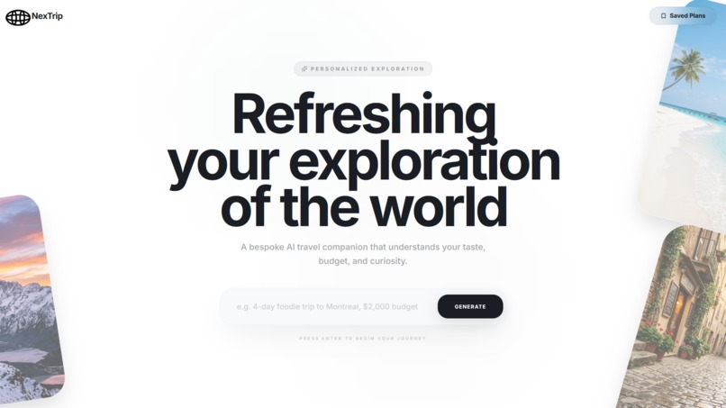 NexTrip – screenshot 1