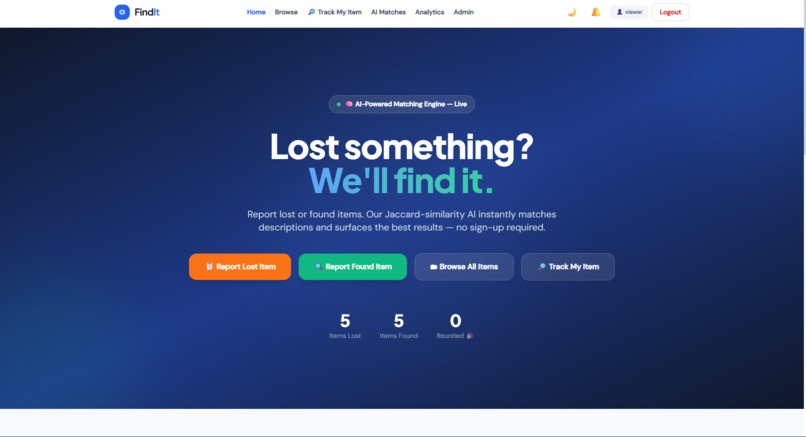 Smart AI Lost & Found System – screenshot 4