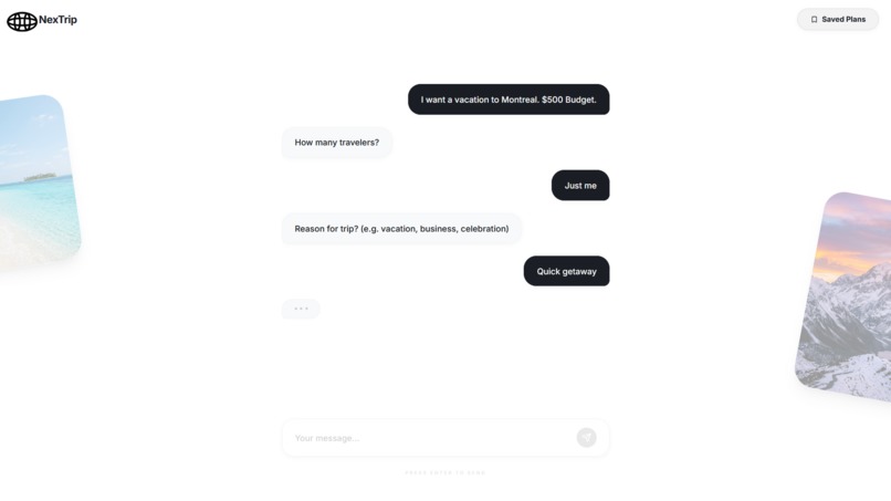 NexTrip – screenshot 2