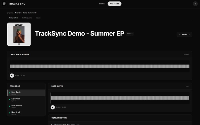 Tracksync – screenshot 3