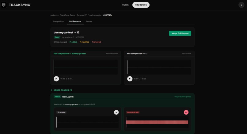 Tracksync – screenshot 4