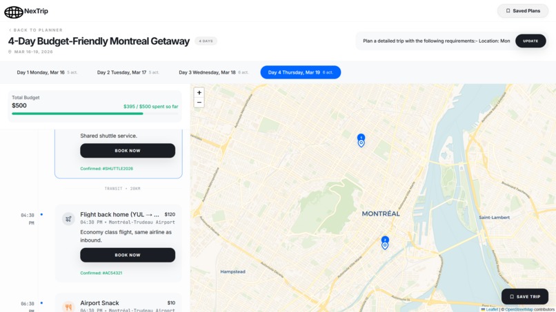 NexTrip – screenshot 8