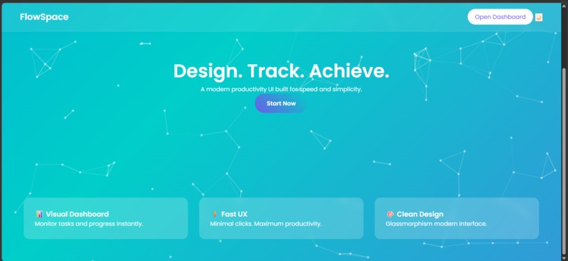 FlowSpace – Smart Productivity Dashboard – screenshot 1