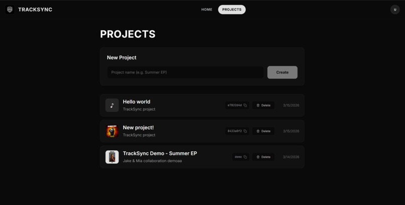 Tracksync – screenshot 2