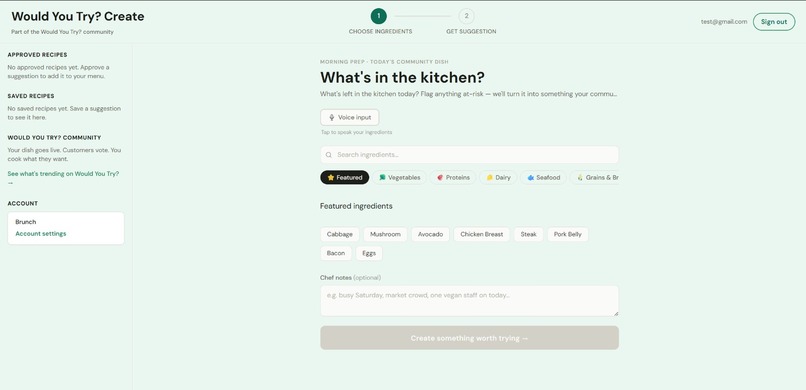 WouldYouTry – screenshot 5