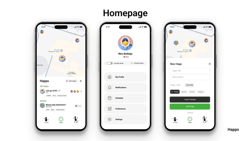 Happs – screenshot 2