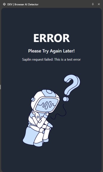 AI Detection Browser Extension – screenshot 6