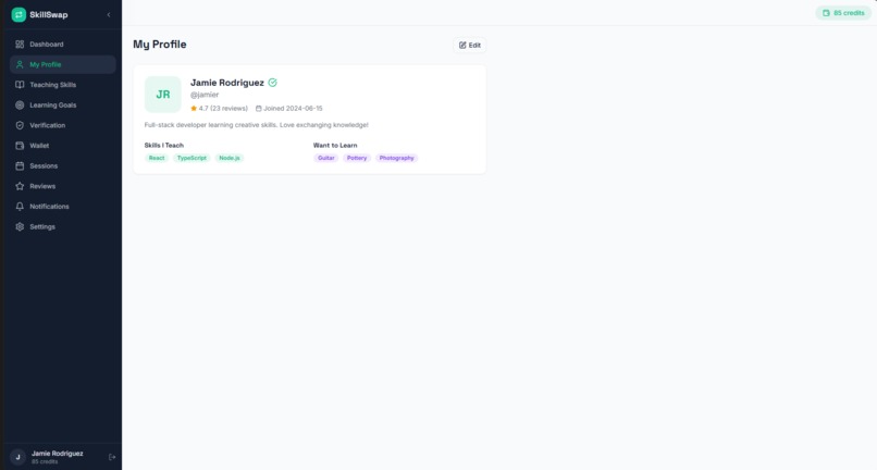 SkillSwap – screenshot 6
