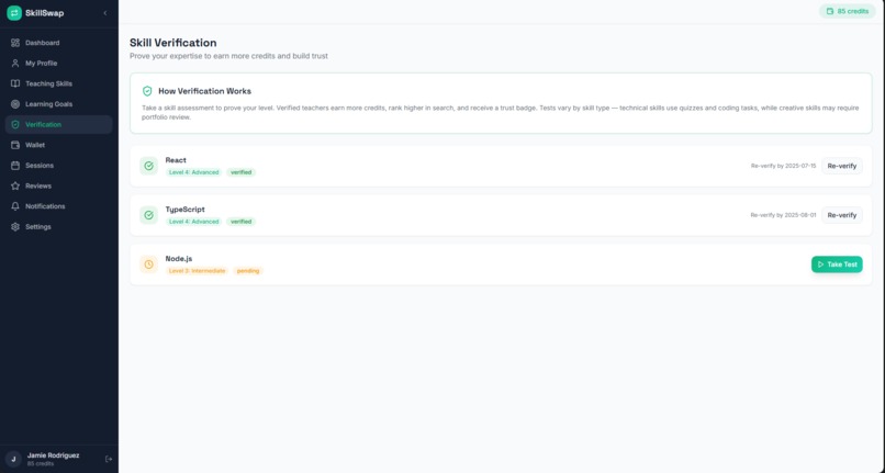 SkillSwap – screenshot 8