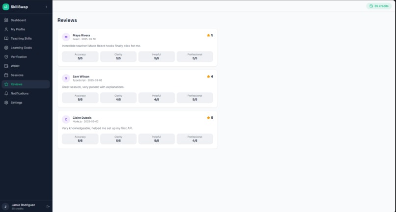 SkillSwap – screenshot 9