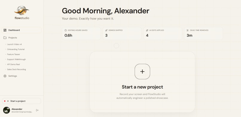 FlowStudio – screenshot 2