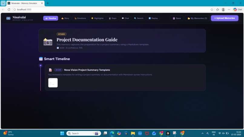 Ninaivalai - AI Memory Wave Simulator – screenshot 4