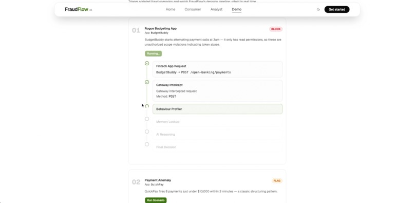 FraudFlow – screenshot 2