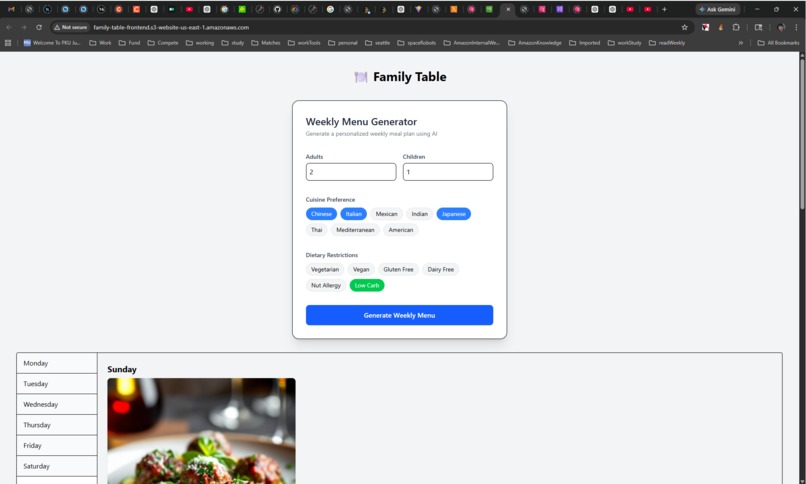 Family Table – screenshot 1
