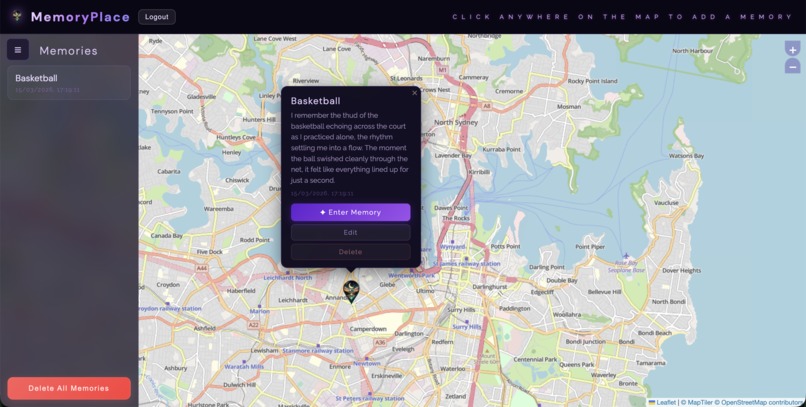 MemoryPlace – screenshot 1