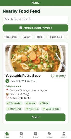 CampusBite – screenshot 1