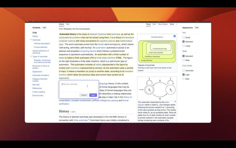 Notably: Read Smarter on the Web – screenshot 1