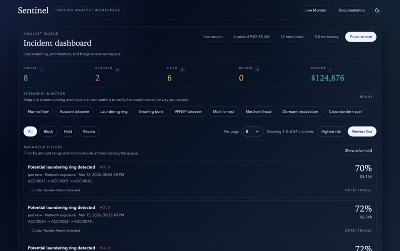 Sentinel – screenshot 2
