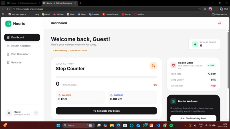 Nourix – screenshot 1